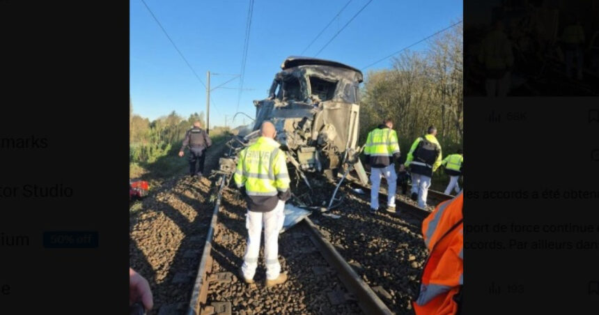 un tgv a lovit un camion militar in pas de calais mecanicul trenului a murit cel putin 27 de pasageri au fost raniti 69d4d3e5058ff