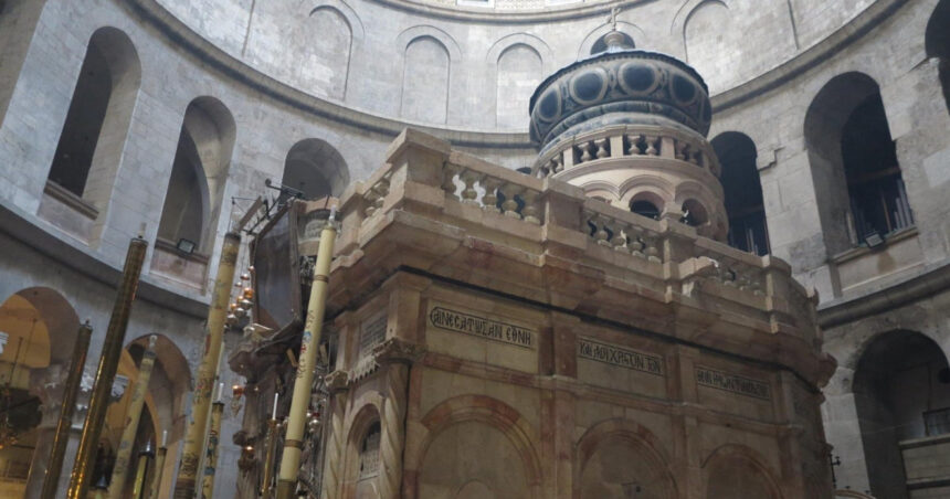 video biserica sfantului mormant a fost redeschisa dupa 40 de zile de restrictii impuse din cauza razboiului din orientul mijlociu 69d7b9f295124