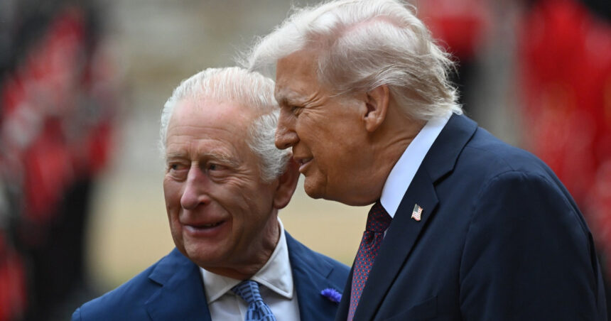 video donald trump ironizat de regele charles intr un discurs la casa alba daca nu am fi fost noi ati fi vorbit franceza 69f21af481681