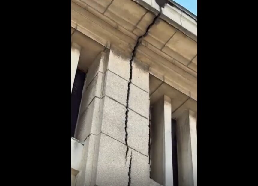 video horia constantinescu despre crapatura din peretele salii sporturilor cineva a vrut sa o imparta in doua 69df8717e4f0c