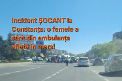 video incident socant in zona dacia o femeie a sarit dintr o ambulanta aflata in mers 69ee0c02317cc