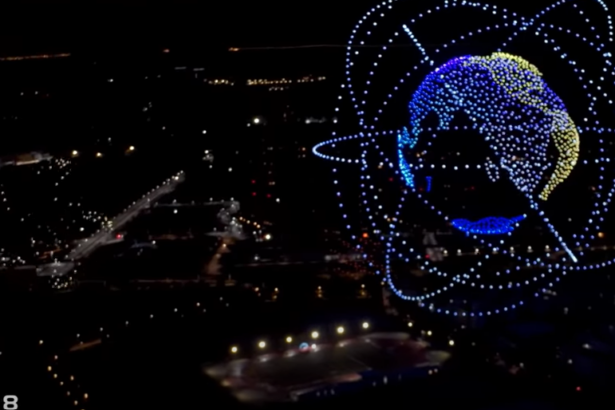 video spectacol cu peste 3 000 de drone pe cerul orasului xian din china show ul a intrat in cartea recordurilor 69ef933d3852d