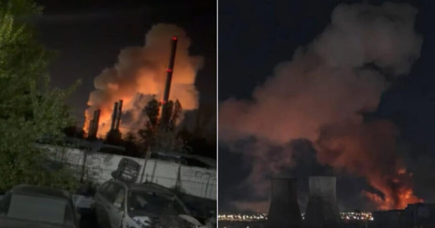 videofoto explozie urmata de un incendiu puternic la cet vest din capitala transformatoare electrice afectate doua cartiere fara apa calda 69e709f2de4e2