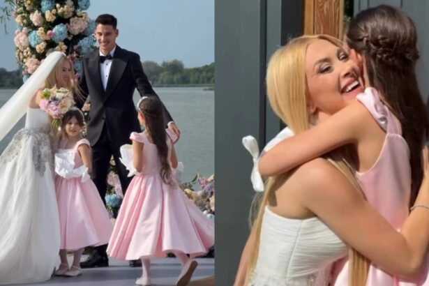 andreea balan moment emotionant alaturi de fiicele sale la nunta cu victor cornea cum au aparut ella si clara 6a00a97e3dcad