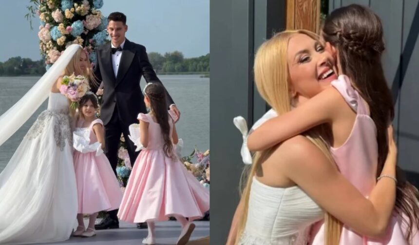 andreea balan moment emotionant alaturi de fiicele sale la nunta cu victor cornea cum au aparut ella si clara 6a00a97e3dcad