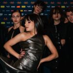 imagini cu alexandra capitanescu pe covorul turcoaz la ceremonia de deschidere eurovision song contest 2026 cum a aparut in viena artista care reprezinta romania la concursul muzica 6a01cd3919adb