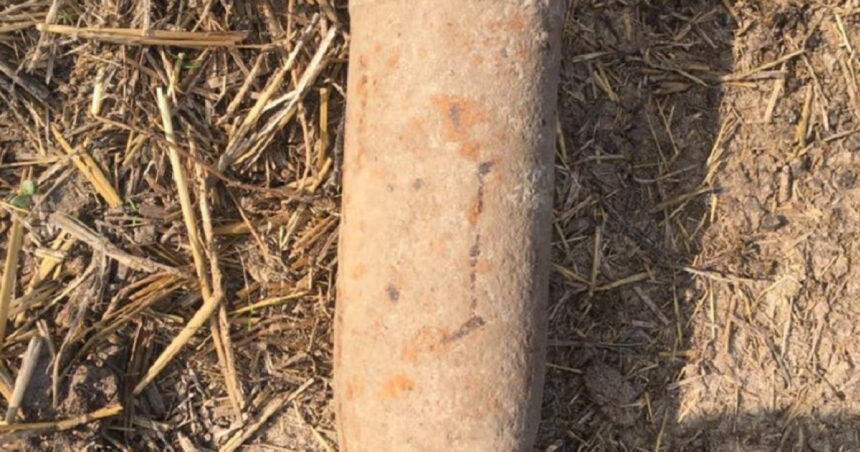 mapn anunta ca un proiectil cu 2 kilograme de explozibil a fost descoperit in curtea unei case nelocuite din tulcea 6a0899e973de3