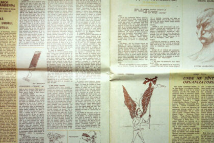 o fisa informativa din anii 80 in caricatura e prezentat un tobosar care tremura de frig iar toba e o canistra de benzina goala 69fc4be9dd1b2