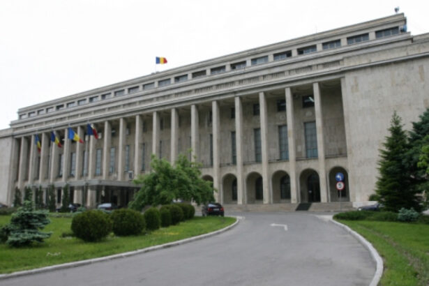 palatul victoria iluminat sambata in culorile uniunii europene mesajul guvernului de 9 mai 69ff158a28883