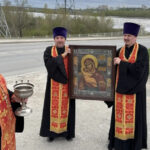preotii ortodocsi rusi au organizat o procesiune cu icoane pentru a alunga dronele ucrainene atacurile calificate drept necaz 6a0c04f021d69
