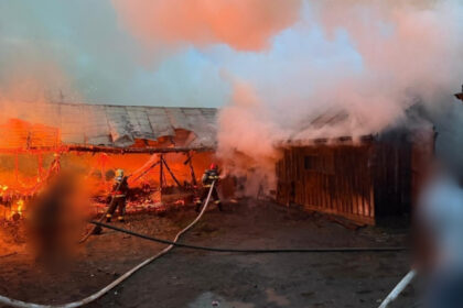 un incendiu violent a cuprins doua adaposturi de animale intr o localitate din suceava 69fcff5a7962c