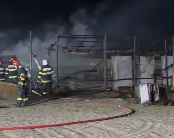 video incendiu la beach barul argo din mamaia constructia a fost cuprinsa complet de flacari 6a0ce7416b5ea