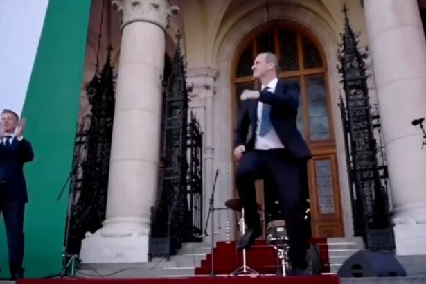 video viitorul ministru al sanatatii din guvernul maghiar face din nou furori cu dansul sau la investirea lui peter magyar ca premier 69ff7b2b768bd