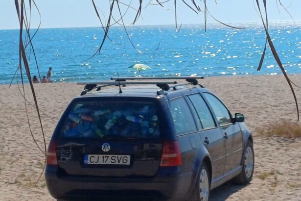 ecologist dar cu masina pe plaja imaginea zilei la vama veche 6a391180c86fb