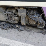 foto cum arata sinele de tramvai la timisoara unde au fost peste 60 de grade la nivelul solului pune in pericol circulatia 6a42db05922f2