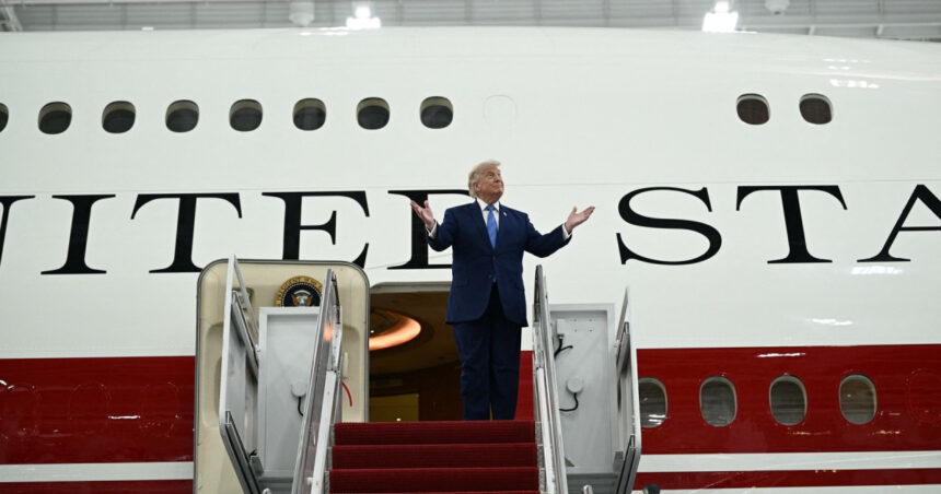 galerie foto sua au primit noul air force one donat de qatar primele imagini cu aeronava care il va transporta pe donald trump 6a35a4d2d8014