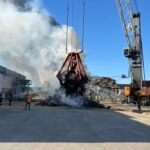 incendiul din portul constanta sud agigea a fost stins dupa circa 9 ore au ars 2000 de tone de deseuri 6a41321708400