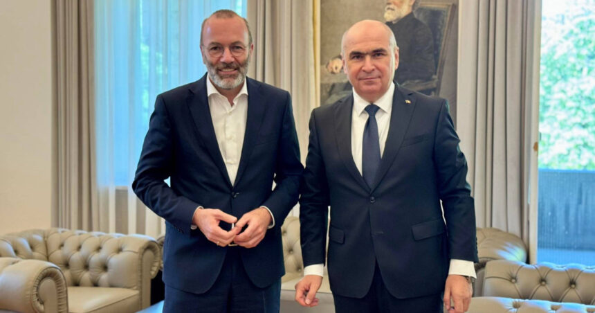 manfred weber a discutat cu ilie bolojan si i a transmis cele mai bune urari pentru congresul pnl am vorbit despre situatia politica 6a33c2353d87c