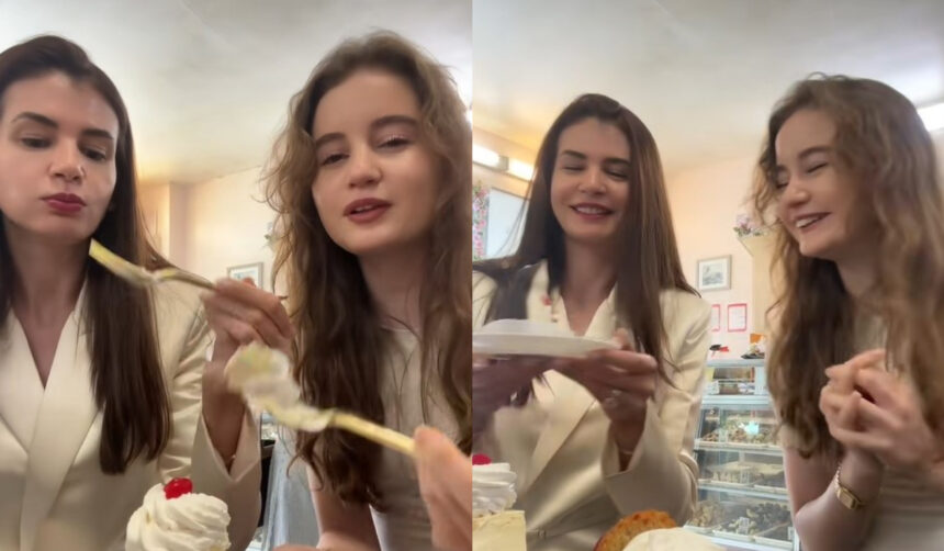 monica gabor si irina columbeanu au gustat amandine si savarine in new york pretul unei prajituri romanesti i a surprins pe fani 6a313c147053a