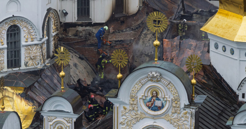 rusia neaga ca a tintit lavra pecerska din kiev si sustine ca manastirea a fost lovita de o racheta patriot posibil expirata 6a2fc09959df4