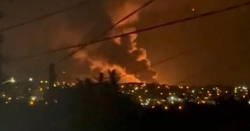 video alerta in peninsula crimeea ucraina a aruncat in aer instalatii rusesti de ambele parti ale podului kerci anunta zelenski 6a3808cae62c7