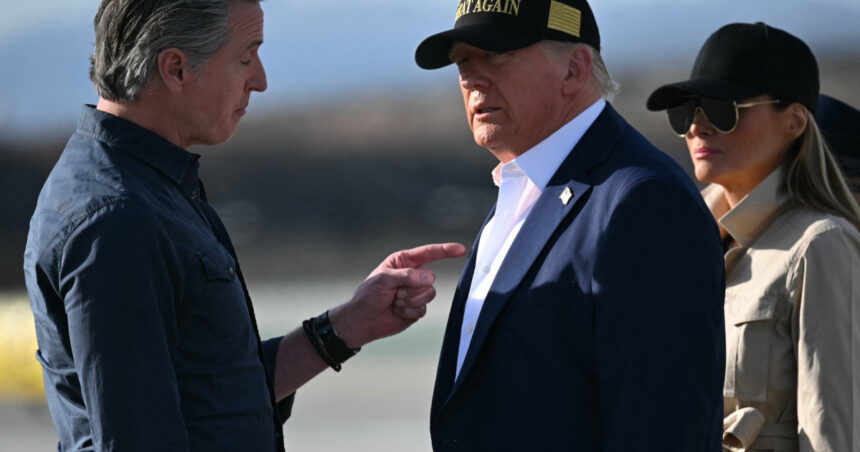 video guvernatorul californiei gavin newsom acuza ca trump orchestreaza anchete impotriva familiei sale uraste ca ii denunt minciunile 6a30e7f4017ab