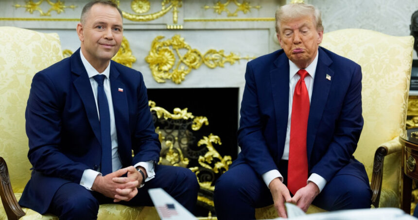 video karol nawrocki se va intalni cu trump pentru a treia oara intr un an avertismentul lui donald tusk sa nu se lase prin in cusca 6a2d9c3282fd7