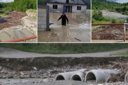 video prapad in zeci de localitati din romania dupa ploile de ieri imagini cu viitura care umfla apele unui rau mai multe sate sunt izolate 6a2543137c3a8