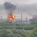 video rafinaria de petrol din moscova a fost din nou atacata de dronele ucrainene explozie uriasa in capitala rusiei 6a33921162496