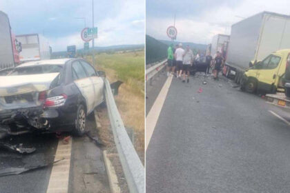 accident grav pe a1 in timis doua masini un tir si o autoplatforma cu trei autoturisme s au ciocnit 6a6386b42cd20