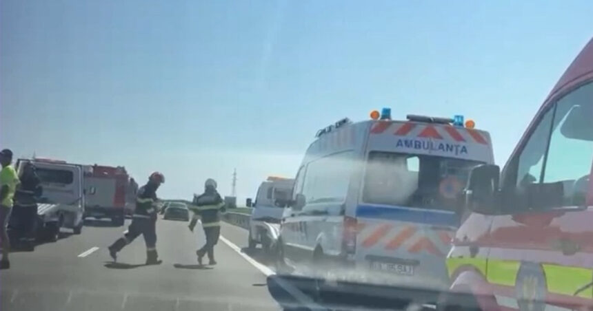 circulatie ingreunata pe autostrada soarelui pe drumul catre litoral in urma unui accident 6a6c5f2a16954