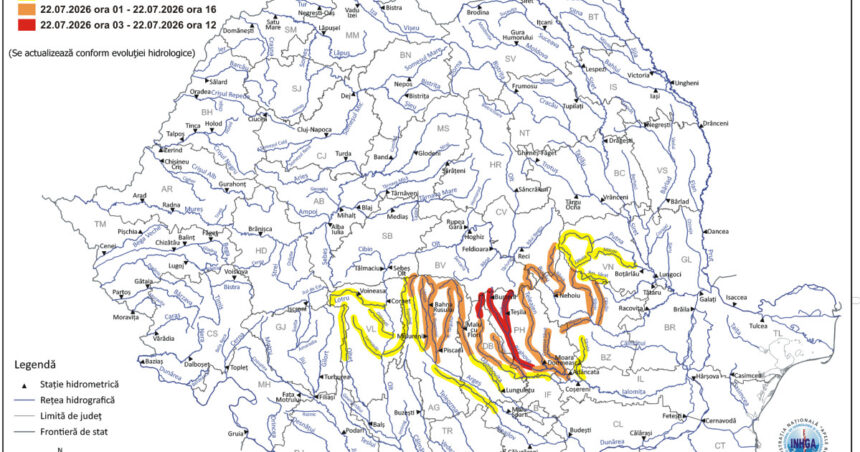 cod rosu de inundatii si viituri in dambovita si prahova avertizare hidrologica in mai multe judete 6a5f485e09df0