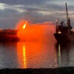 nicusor dan spune ca petrolierul care a luat foc in apropiere de sulina a fost lovit de o drona cel mai probabil in contextul razboiului pornit de rusia 6a5f18b950b79