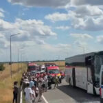 video accident grav intre un autocar cu 60 de persoane si un autotren in calarasi a fost activat planul rosu de interventie 6a4fa41253c68