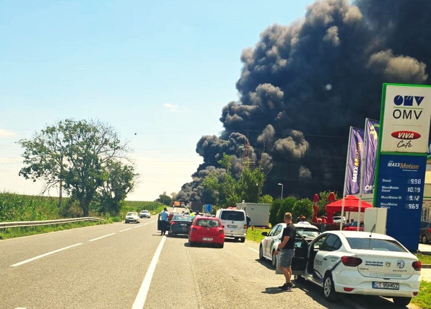video alerta la harsova cisterna implicata intr un accident urmat de incendiu 6a68820ba73d8