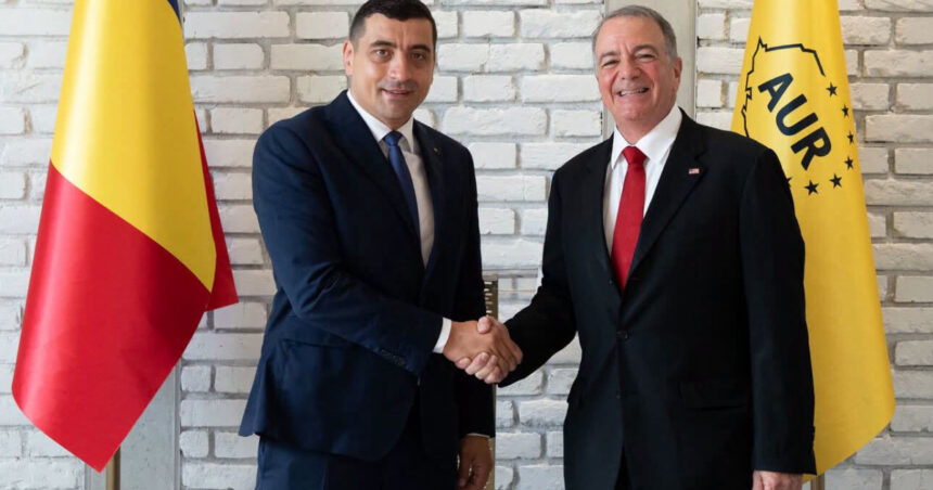 video george simion s a intalnit cu ambasadorul sua in romania a atras atentia ca unele state partenere intervin in politica romaneasca 6a688c7434078