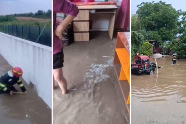 video inundatii in mai multe localitati din prahova pompierii evacueaza apa din case si gospodarii hidrologii au emis cod rosu 6a60619e15d85