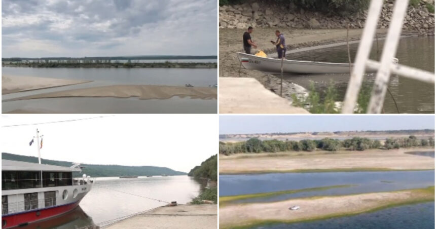 video seaca dunarea nave blocate de patru zile la mal imagini dezolante cu fluviul care a ajuns la cel mai mic nivel din ultimii 22 de ani 6a55b5fa0c378