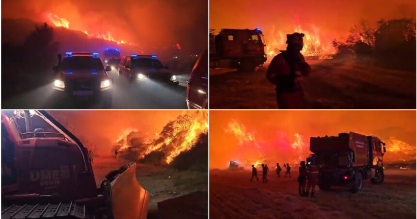 videofoto cel mai mare incendiu din spania din acest an 12 000 de hectare au ars un barbat a fost arestat pentru incendiere intentionata 6a59fed986fbc