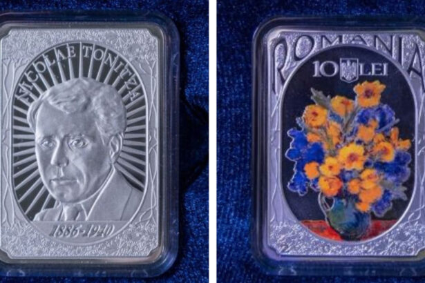 bnr lanseaza prima moneda in forma de tablou colorata din argint din seria pictori romani 6a8bf12eb2657