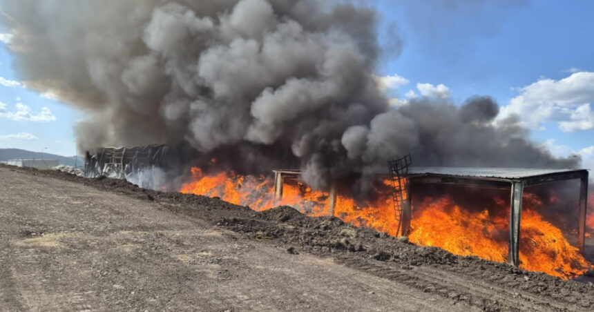 foto incendiul de la centrul de colectare a deseurilor din covasna stins dupa trei zile au ars peste 1 600 de metri patrati 6a856827afa95