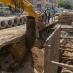 foto lucrari extinse in zona garii de nord a capitalei canalizarea veche de un secol va fi modernizata cablurile vor fi ingropate 6a8095c309671