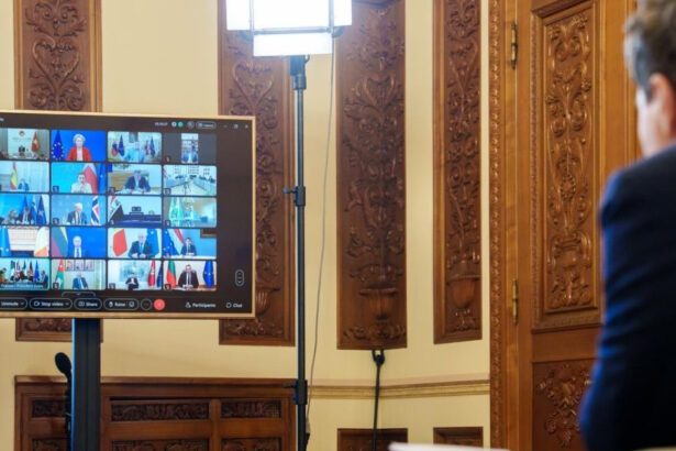 presedintele nicusor dan participa luni prin videoconferinta la reuniunea coalitiei de vointa pentru ucraina 6a8be3210c83a