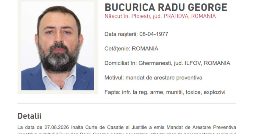 procurorul george bucurica dat in urmarire dupa ce iccj a emis mandat de arestare prins in ilfov 6a90a70ecb5bb