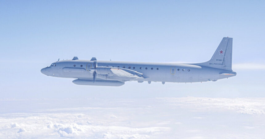un avion de spionaj rusesc iliusin il 20 interceptat de avioane poloneze de vanatoare la doar 30 de km de coasta 6a959c8809731