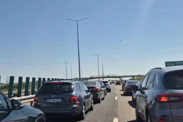 video carambol cu sapte masini pe a2 in judetul constanta traficul rutier a fost restrictionat pe sensul spre bucuresti 6a82f9a43c807