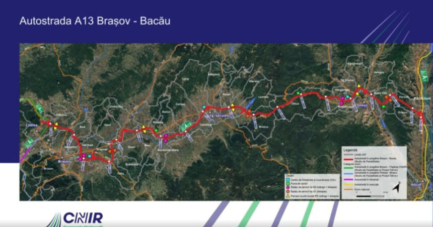 video cum va arata autostrada a13 brasov bacau cei 174 kilometri au fost impartiti in 5 loturi 6a91451b5f230