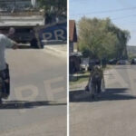 video obuz transportat cu scuterul pana la politie in satu mare viceprimarul unei comune l a carat in mana 6a959552c3fce
