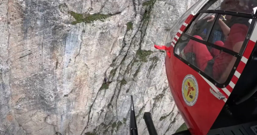 video operatiune la limita pentru salvarea a doi alpinisti germani in bucegi nemtii nu credeau ca in romania se fac astfel de interventii 6a7994ff57482
