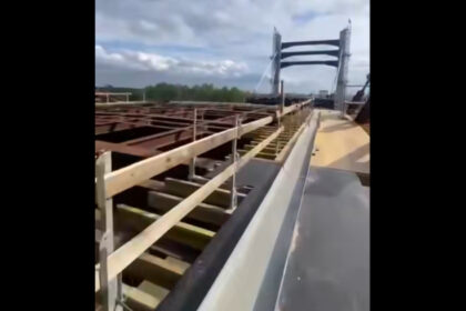 video se monteaza ultimul element al podului peste siret de pe drumul expres braila galati cand ar putea fi deschisa circulatia 6a91901f9122c